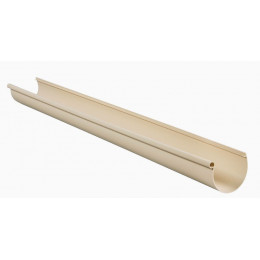 Profile de gouttière pvc sable diamètre 25 cm 2 metres nicoll