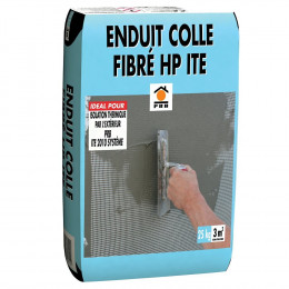 Enduit colle fibre HP ite 25kg