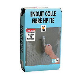 Enduit colle fibre HP ite 25kg