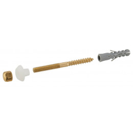 Fixations wc goujons 6x80mm chevilles 8x40mm