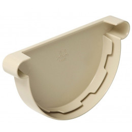 Fond de gouttière pvc sable diamètre 25 cm nicoll