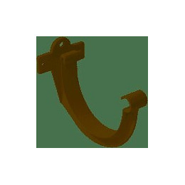 Crochet bandeau pvc pour gouttière sable diamètre 25 cm nicoll