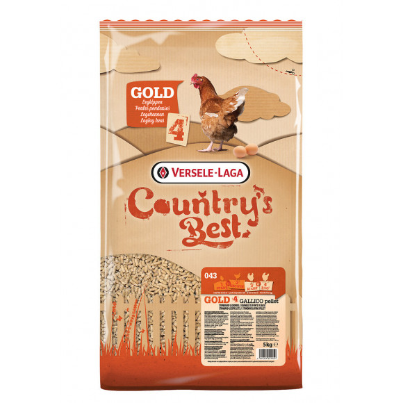 Aliment Poules pondeuses CB GOLD 4 GALLICO Pellet 5kg