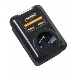 Parasurtenseur INFOSEC S1 USB NEO -1 Prise FR + 2 chargeurs USB