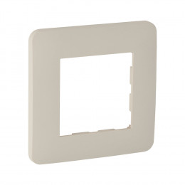 Plaque 1 poste BEIGE MAT