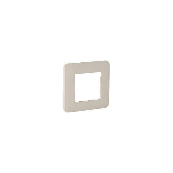 Plaque 1 poste BEIGE MAT