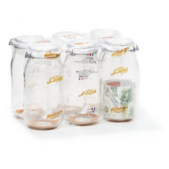 Bocal Super 2 litres diamètre 85mm pack 6 terrines