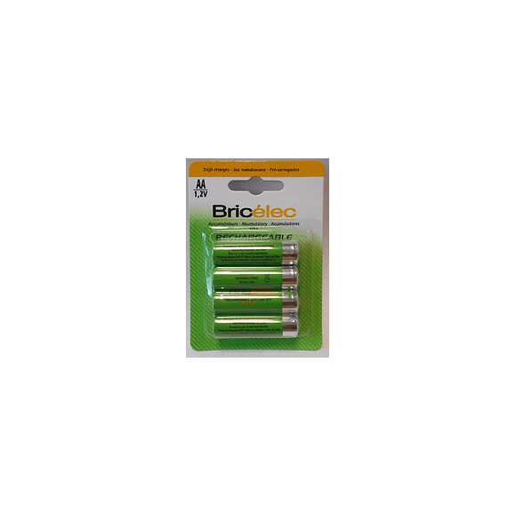Accus HR6x4 RTU 2100mAh BRICELEC