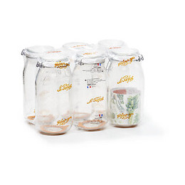 Bocal Super 2 litres diamètre 85mm pack 6 terrines