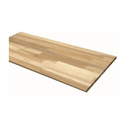 Plan de travail massif hêtre 200x65x2.6