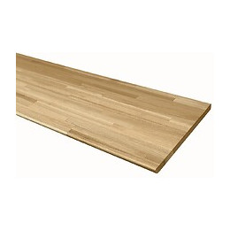 Plan de travail massif chêne 200x65x2.6