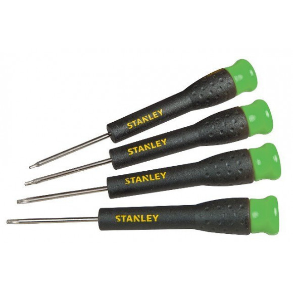 Micro tournevis STANLEY torx - jeu de 4 pcs