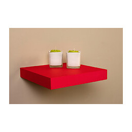 Etagère Home Décor rouge 25 x 25 cm