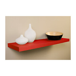 Etagère Home Décor rouge 80 x 25 cm