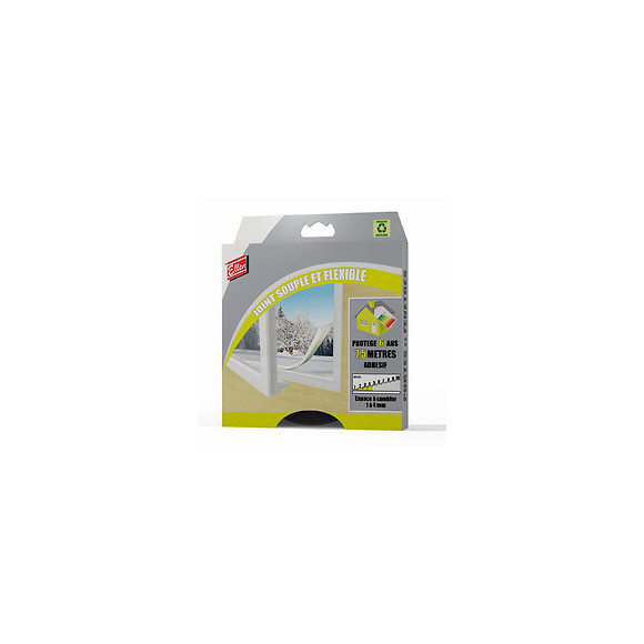 Joint souple et flexible noir 7.5 mètres