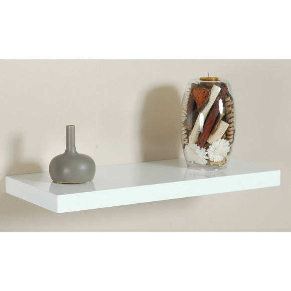 Etagère Home Décor blanc Glossy 60 x 25 cm