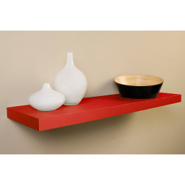 Etagère Home Décor rouge 80 x 25 cm