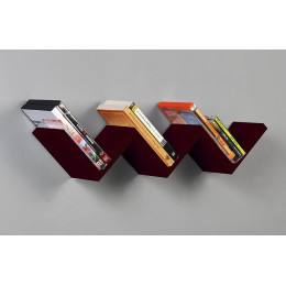 Etagère ''ZIG-ZAG'' noir 59x12x12cm