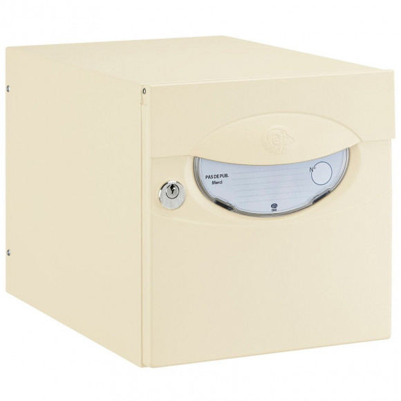 Boîte aux lettres Iguane, coloris ton pierre, 2 portes - DECAYEUX