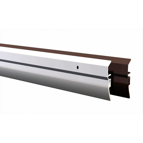 Bas de porte à visser l'imperméable marron