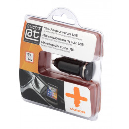 Prise allume-cigare 12/24V 2,1A avec USB AUTO-T