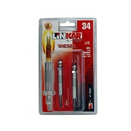 Lot de 2 bougies de préchauffage n°34 Renault