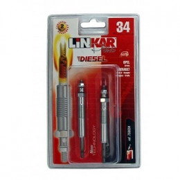 Lot de 2 bougies de préchauffage n°34 Renault