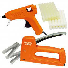 Kit agrafeuse et pistolet à colle + munitions