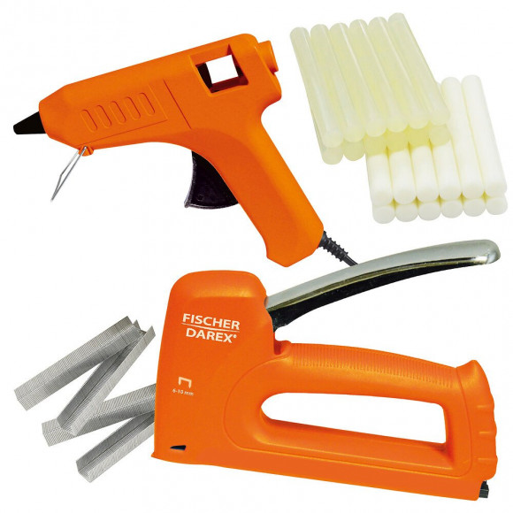 Kit agrafeuse et pistolet à colle + munitions