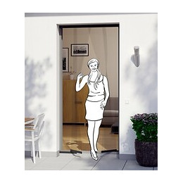 Rideau de porte easy PVC anthracite 120x250 maximum