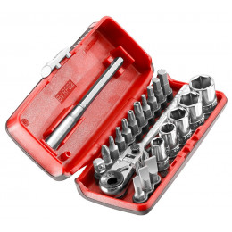 Composition serrage/vissage avec cliquet 1/4