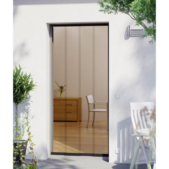 Rideau de porte easy PVC anthracite 120x250 maximum