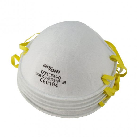 5 masques anti-poussière