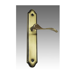 Ensemble poignées de porte Dorine serrure trou bouché PERFECTLINE