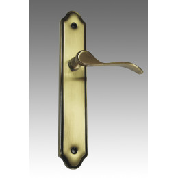 Ensemble poignées de porte Dorine serrure trou bouché PERFECTLINE