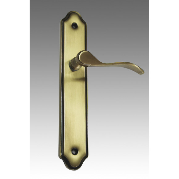 Ensemble poignées de porte Dorine serrure trou bouché PERFECTLINE