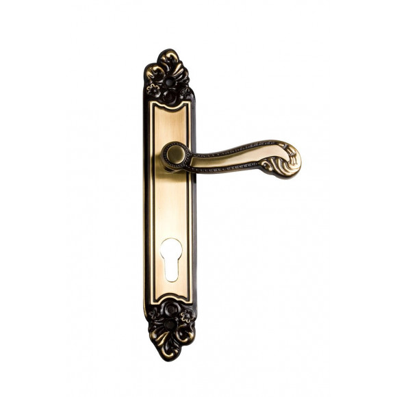 Ensemble poignées de porte Renata serrure avec trou cylindre