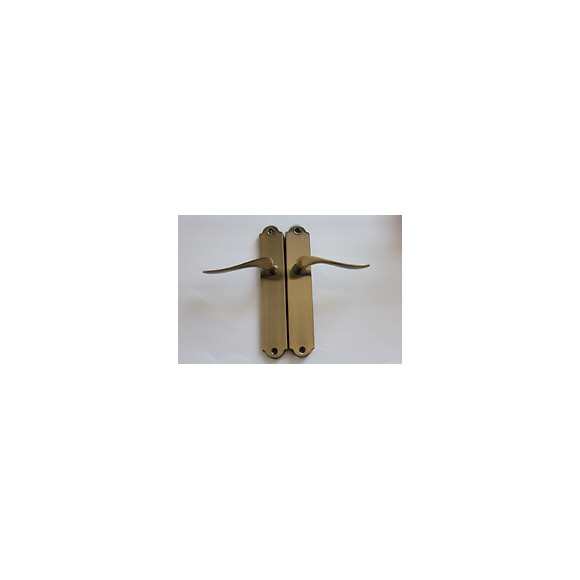 Ensemble poignées de porte Irina serrure trou bouché PERFECTLINE