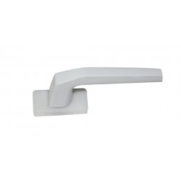 Ensemble bouton double chantier en aluminium blanc PERFECTLINE