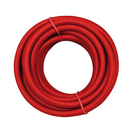 Fil électrique en tissu de 4m 2x0.75mm2 rouge