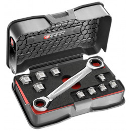 Coffret clé à cliquet 11 en 1