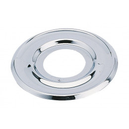 Lot de 2 rosaces plates F. G1/2 D.57mm chromées