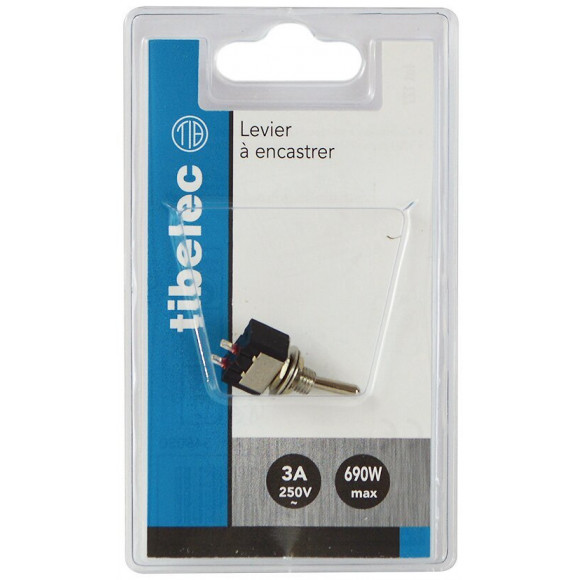 Interrupteur à levier à encastrer 3A