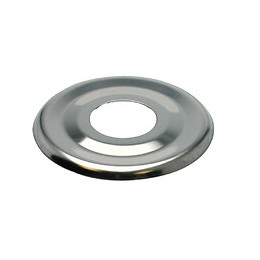 Lot de 2 rosaces plates F. G1/2 D.57mm chromées