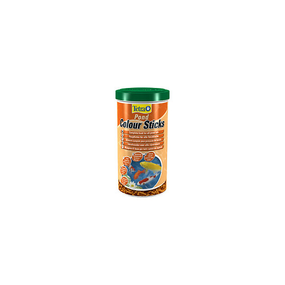 Aliments complets poissons de bassin TETRA Pond Colour Stick 1L