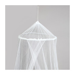 Moustiquaire ciel de lit blanc pour 1 personne