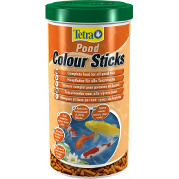 Aliments complets poissons de bassin TETRA Pond Colour Stick 1L
