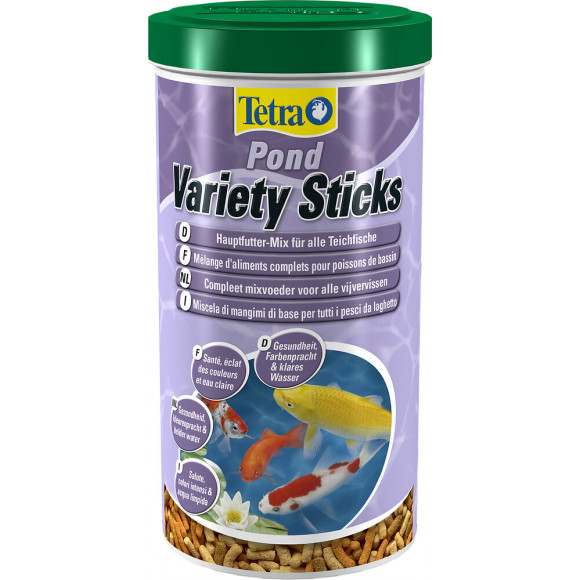 Aliments complets poissons de bassin TETRA Pond Variety Stick 1L
