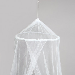 Moustiquaire ciel de lit blanc pour 1 personne