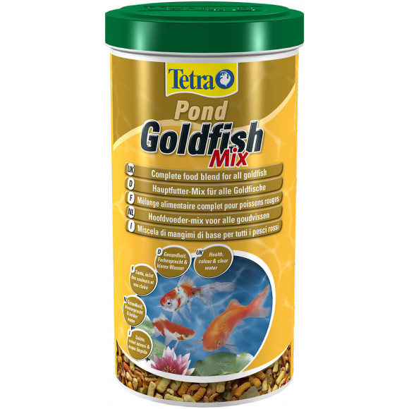 Aliments complets pour poissons rouges TETRA Pond Gold Mix 1L